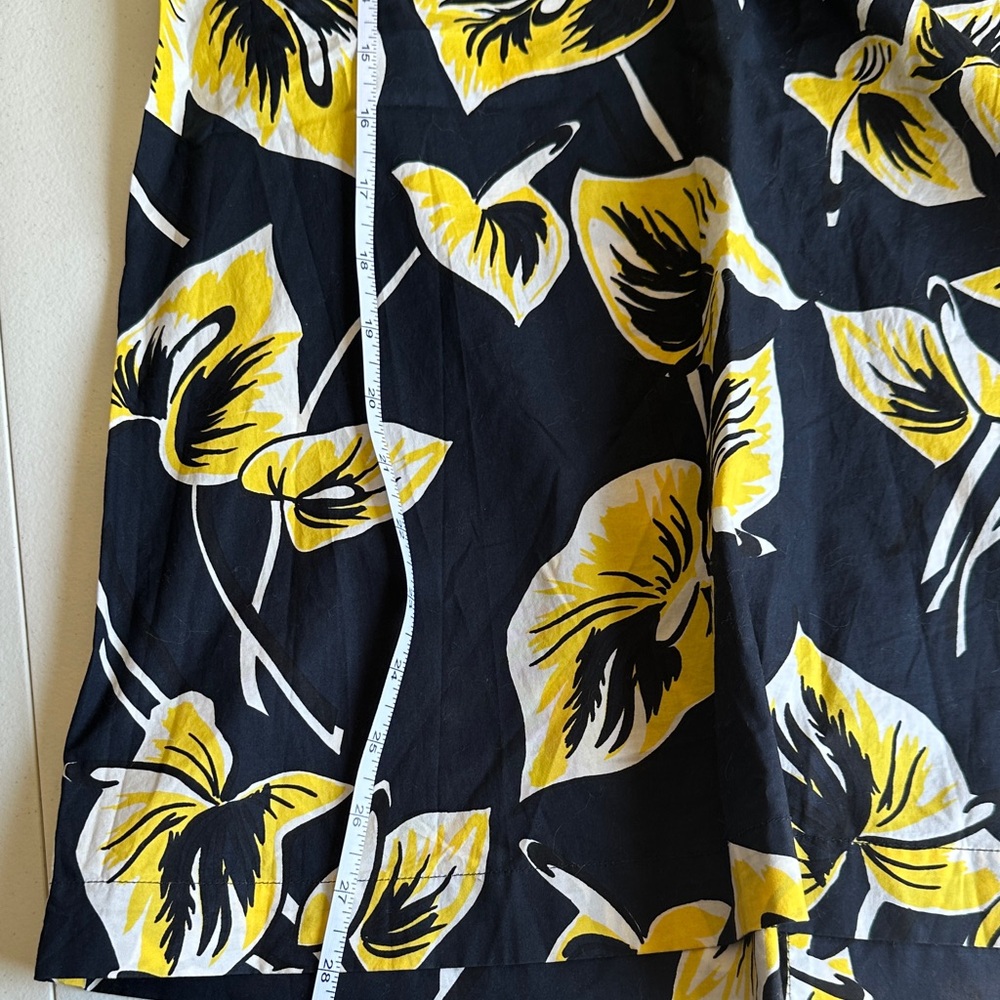 Marni blue and Yellow Boxy Button Down Shirt - Picture 3 of 7
